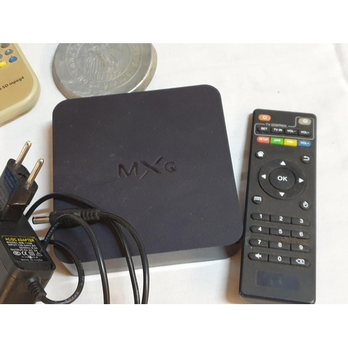 363 - MXQ Android Box (151215 MXQ) with R/C (Un-Tested) Together with OKTO SD MPEG4 DVBT Terrestrial Dream... 