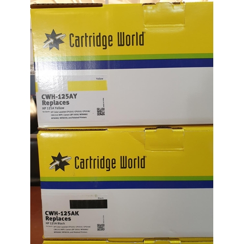 370 - Laser Cartridge, CWH-125AY/HP125A, Yellow, CWH-125AM/HP125A Magneta, CWH-125AC/HP125A Cyan Replaces ... 