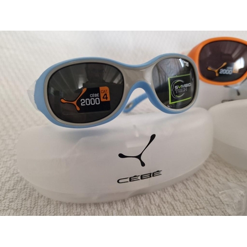 74 - Collection of 5 x Assorted CEBE Children's Sunglasses in Cases, Unused, (5)