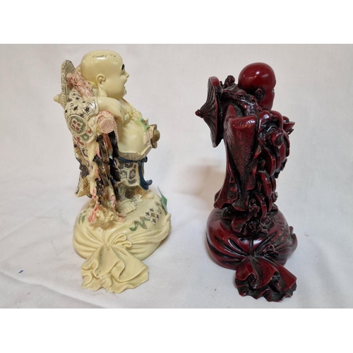 612 - 2 x Buddha Figurines