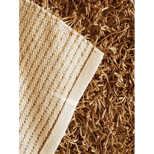 613 - Shag Pile Brown Rug (60 x 150cm)