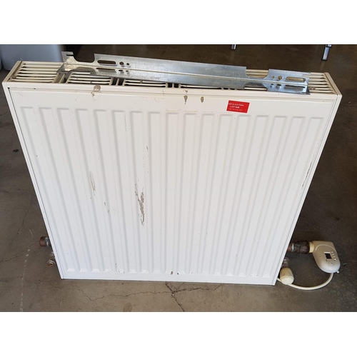 790 - Central Heating Double Radiator, Together with Metal Drawer / Storage Base Unit on Wheels, (2)