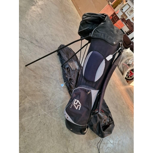 792 - Dunlop Golf Bag with Stand / Rest and Dunlop Golf Bag Cover, (3)