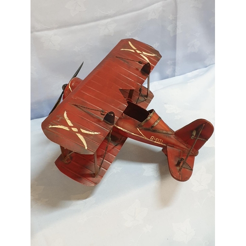 707 - Retro Aircraft Metal Decorative Model