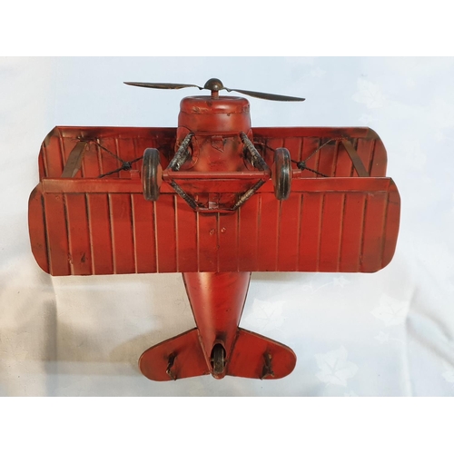 707 - Retro Aircraft Metal Decorative Model