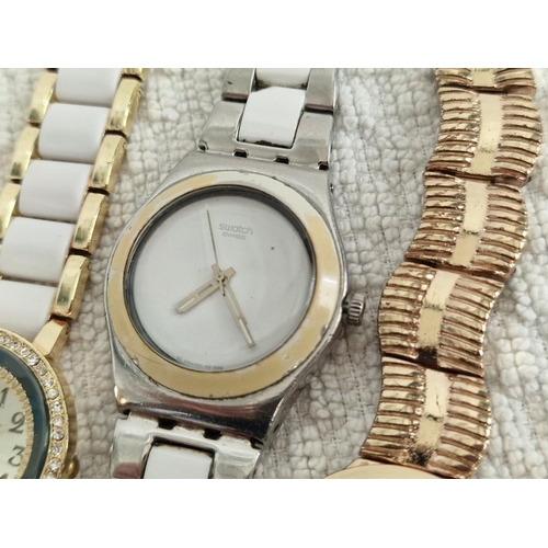 339 - Collection of Ladies Fashion Watches Incl. Swatch, Sekonda and Others (A/F and Un-Tested), (6)