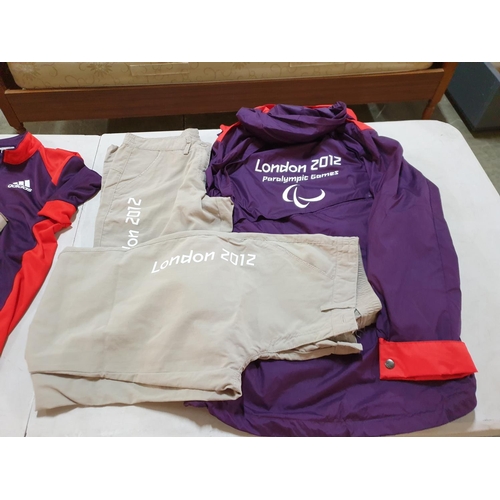 100 - Paralympic Games 2012; Collection from a Volunteer in the 2012 Games including 