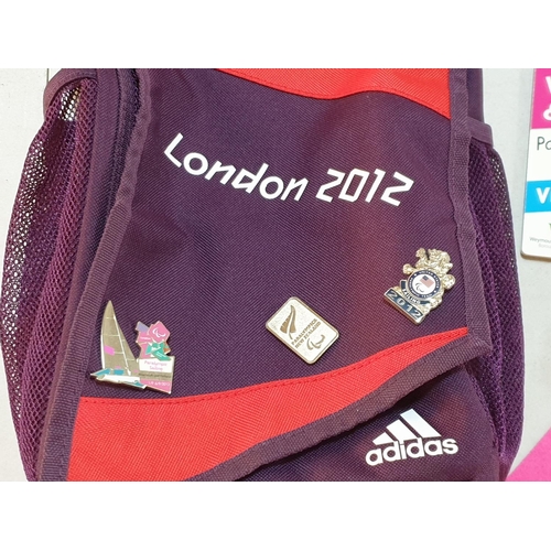 100 - Paralympic Games 2012; Collection from a Volunteer in the 2012 Games including 