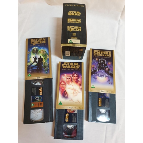 196 - Vintage Collectable Star Wars Trilogy Special VHS Cassette Addition