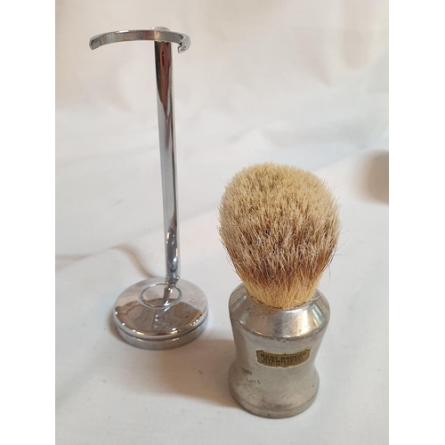 200 - Vintage Masons, Crab Tree & Evelyn, London Shaving Mug, Badger Hair Pewter Shaving Brush & Geof Trum... 