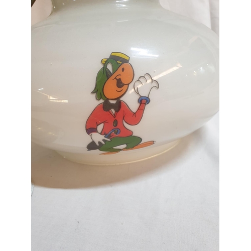 232 - Vintage 1960's - 1970's Era Dsney Themed Ceiling Lamp, Featuring Mickey Mouse, Donald Suck, Pluto an... 