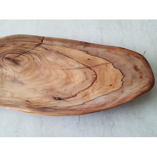 292 - Hand Made Sushi Dish (Olive Tree/Resin), (41 x 15cm)