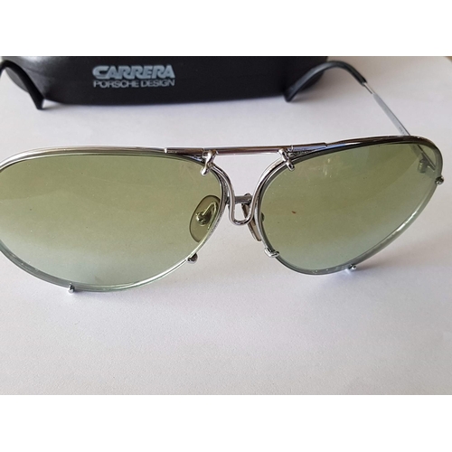 92 - Vintage Carrera Porsche Design Sunglasses with Extra 2 x Pair of Lenses in Original Case