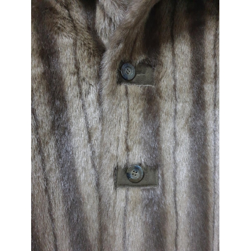 220 - Dennis Basso Faux Fur Reversible Designer Jacket