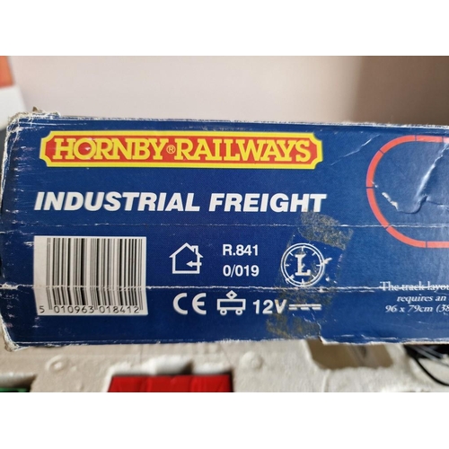 100 - Hornby Railways Industrial Freight Train Set, (R.841) with Box (Untested)