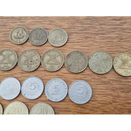 118 - Collection of Assorted Greek Drachma Coins (See multiple catalogue photos)