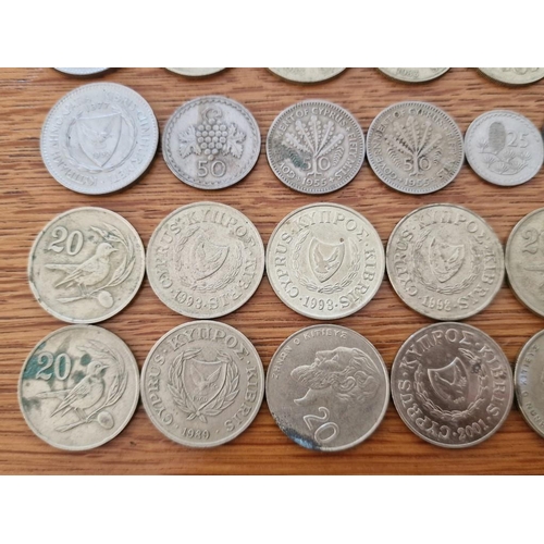 119 - Large Collection of Assorted Cyprus / Cypriot Coins (See multiple catalogue photos), (Approx. 0.9kg)