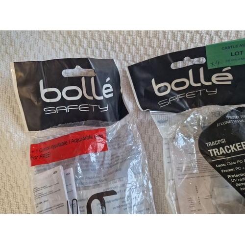 55 - 4 x Bolle Safety Glasses, Unused, (4)