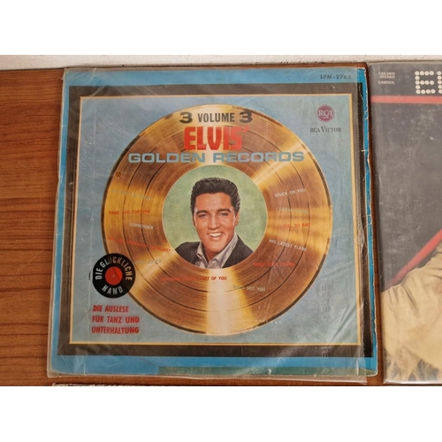 40 - Collection of 4 x Elvis Presley LP Vinyl Records; Something for Everybody, Easy Come Easy Go, Elvis ... 