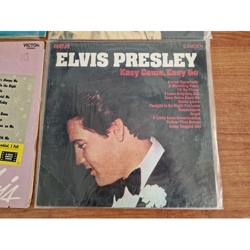 40 - Collection of 4 x Elvis Presley LP Vinyl Records; Something for Everybody, Easy Come Easy Go, Elvis ... 