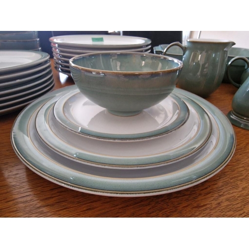 205 - Collection of Denby Tableware, 8-Place Dinner Set (8 x Dinner Plates, 8 x Side Plates, 7 x Saucers a... 