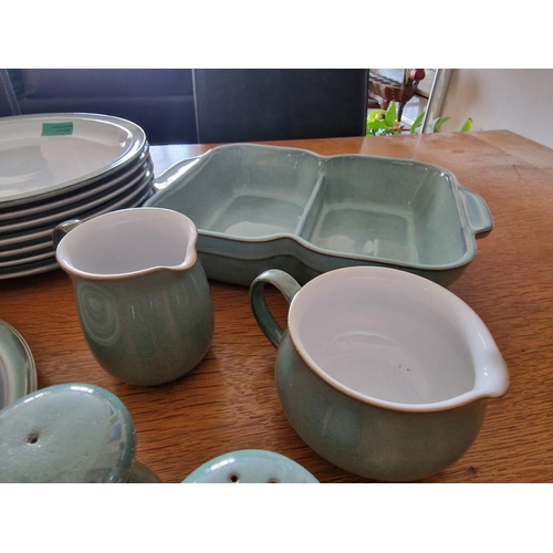 205 - Collection of Denby Tableware, 8-Place Dinner Set (8 x Dinner Plates, 8 x Side Plates, 7 x Saucers a... 