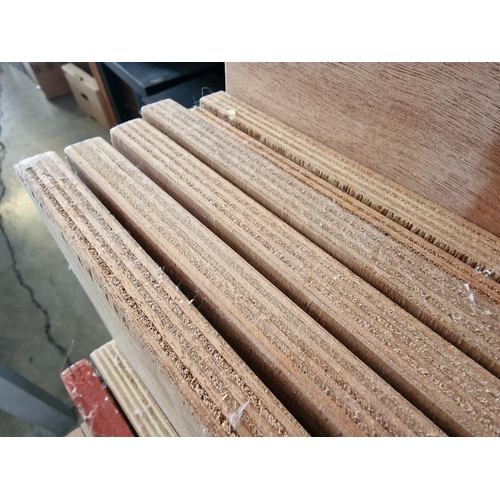 376 - Large Qty of 17mm Marine Plywood, Approx. 32 Pieces; Largest Approx. 120 x 150cm, 88 x 120cm (2), 75... 