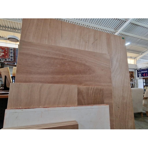 376 - Large Qty of 17mm Marine Plywood, Approx. 32 Pieces; Largest Approx. 120 x 150cm, 88 x 120cm (2), 75... 