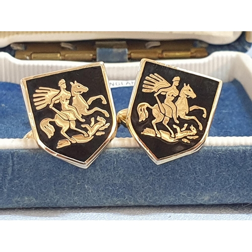 233 - 3 x Pair of Vintage Cufflinks in Boxes