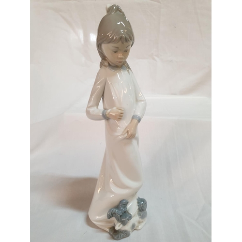 247 - Nao by Lladro Porcelain Girl Figurine 