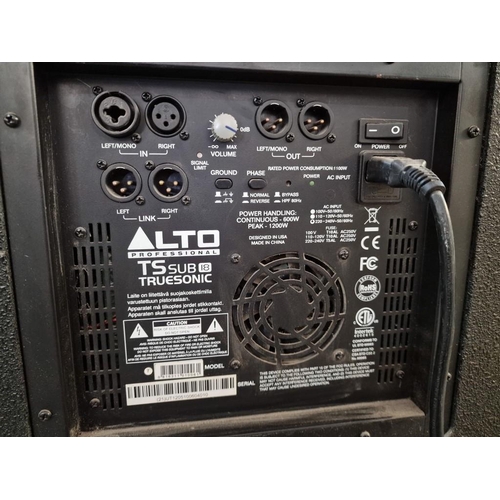 364 - Alto Professional, TS Sub I8 Truesonic, 1200w Active Subwoofer, (1200W Peak / 600W Continuous / Clas... 