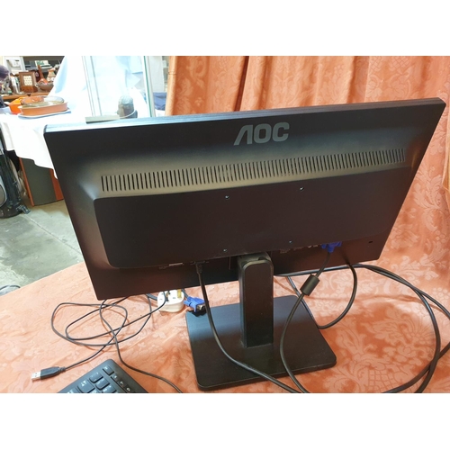 243 - AOC LCD Computer Monitor (Led Backlight) 22