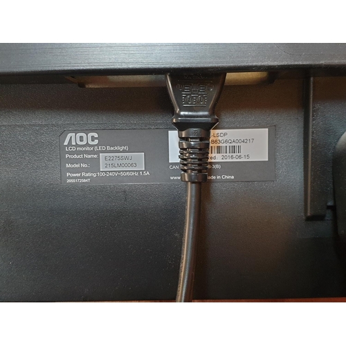 243 - AOC LCD Computer Monitor (Led Backlight) 22