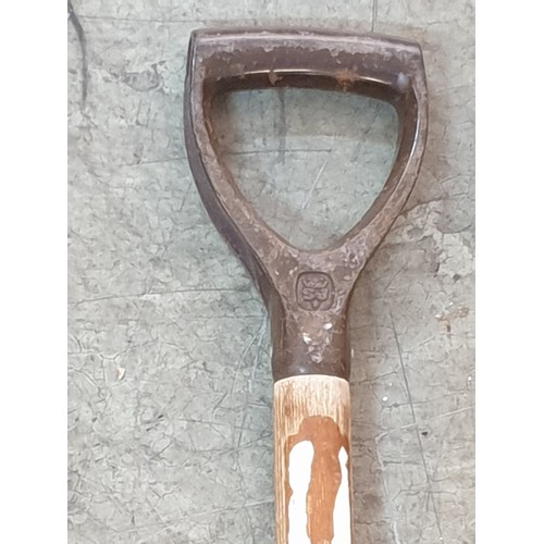 239 - Garden Tools; Fork, Spade and Shovel