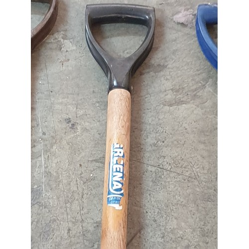 239 - Garden Tools; Fork, Spade and Shovel