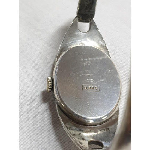 160 - Vintage Solid Silver Hallmarked S800 Admira Ladies Watch, Manual Wind, Total Weight 38.8grm *Basic T... 