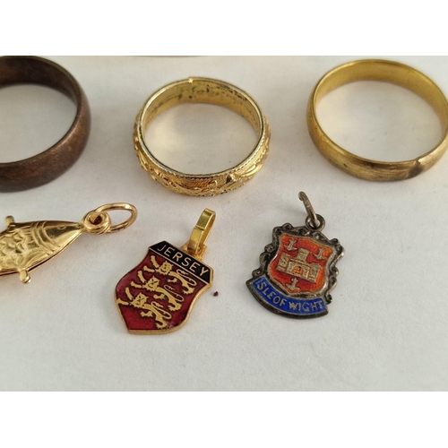 148 - Collection of Assorted Jewelery Items; Incl. Cartier Style 'Love' Bangle Bracelet, 4 x Rings, Butter... 