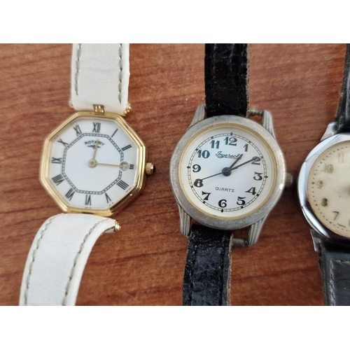 152 - 4 x Ladies Quartz Wrist Watches; Rotary, Ingersoll, Siro & Forever, (Untested or a/f), (4)