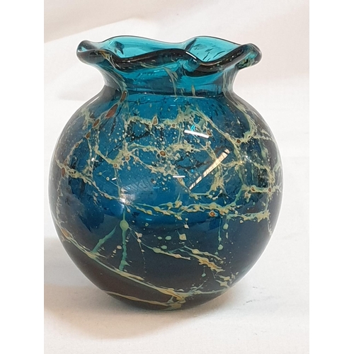 299 - Collection of 5 x Mdina Glass Vase, Made in Malta (H:14cm, H:12.5, H:12cm, H:8cm and H:9cm)