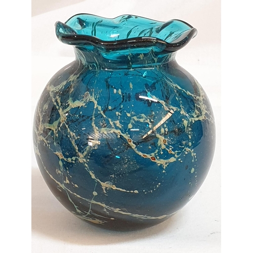 299 - Collection of 5 x Mdina Glass Vase, Made in Malta (H:14cm, H:12.5, H:12cm, H:8cm and H:9cm)