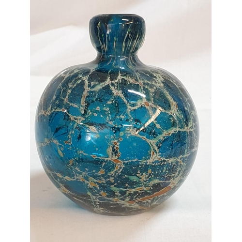 299 - Collection of 5 x Mdina Glass Vase, Made in Malta (H:14cm, H:12.5, H:12cm, H:8cm and H:9cm)