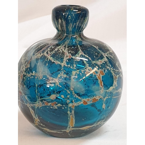 299 - Collection of 5 x Mdina Glass Vase, Made in Malta (H:14cm, H:12.5, H:12cm, H:8cm and H:9cm)