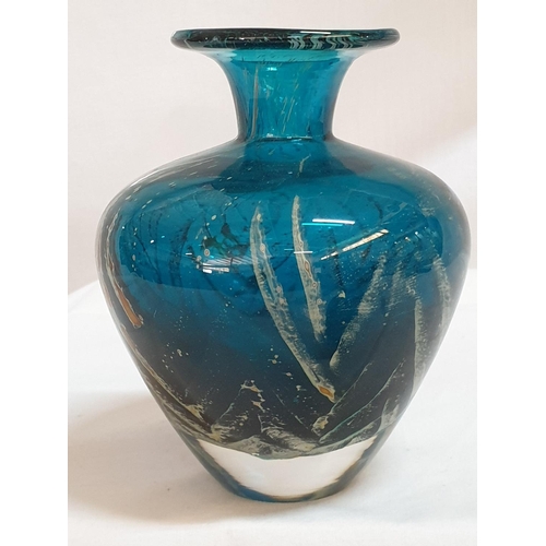 299 - Collection of 5 x Mdina Glass Vase, Made in Malta (H:14cm, H:12.5, H:12cm, H:8cm and H:9cm)