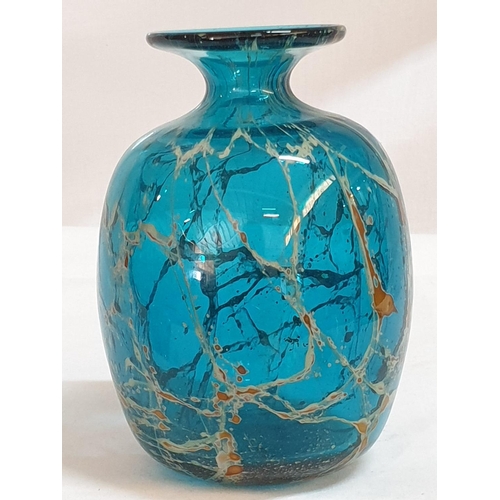 299 - Collection of 5 x Mdina Glass Vase, Made in Malta (H:14cm, H:12.5, H:12cm, H:8cm and H:9cm)