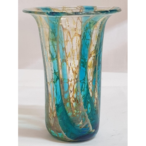 299 - Collection of 5 x Mdina Glass Vase, Made in Malta (H:14cm, H:12.5, H:12cm, H:8cm and H:9cm)