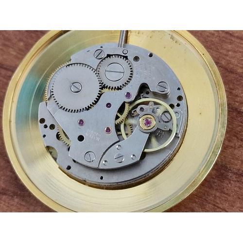 49 - Cardinal (Swiss Made) Pocket Watch in Decorative Gold Colour Case, Manual Wind 17 Jewel Movement * R... 