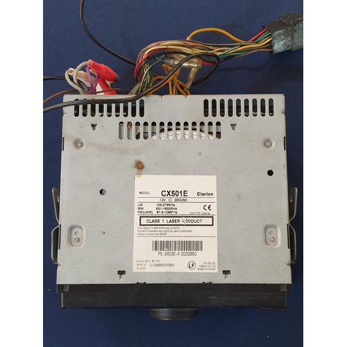 765 - Clarion Car Radio, Model; CX501E (Un-Tested)