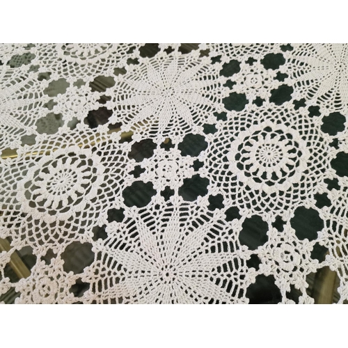 103B - Large Lefkara Style Handmade Lace Tablecloth, (Approx. 280 x 200cm)