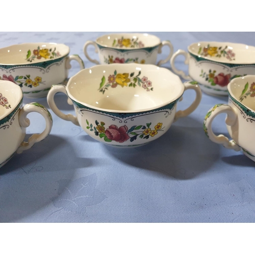 91 - 6 x Spode Porcelain 