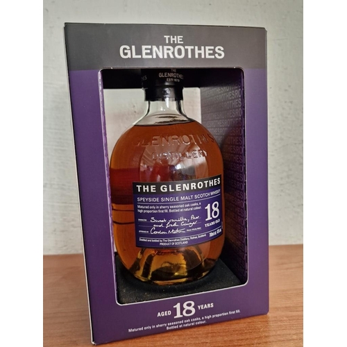 9B - The Glenrothes 18 Year Speyside Single Malt Scotch Whisky, 700ml, 43%, in Original Box